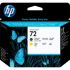 HP C9384A #72 Printhead - Matte Black/Yellow - For HP DesignJet T610/T1100 Printers
